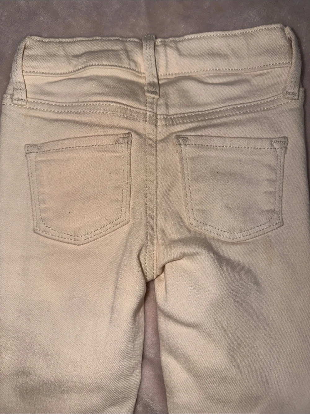 Old Navy Cream-Colored Skinny Jeans
